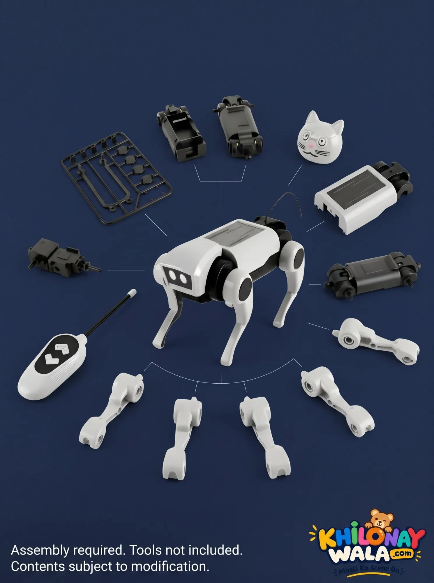 Remote Control Robot Dog & Cat — DIY Science Kit