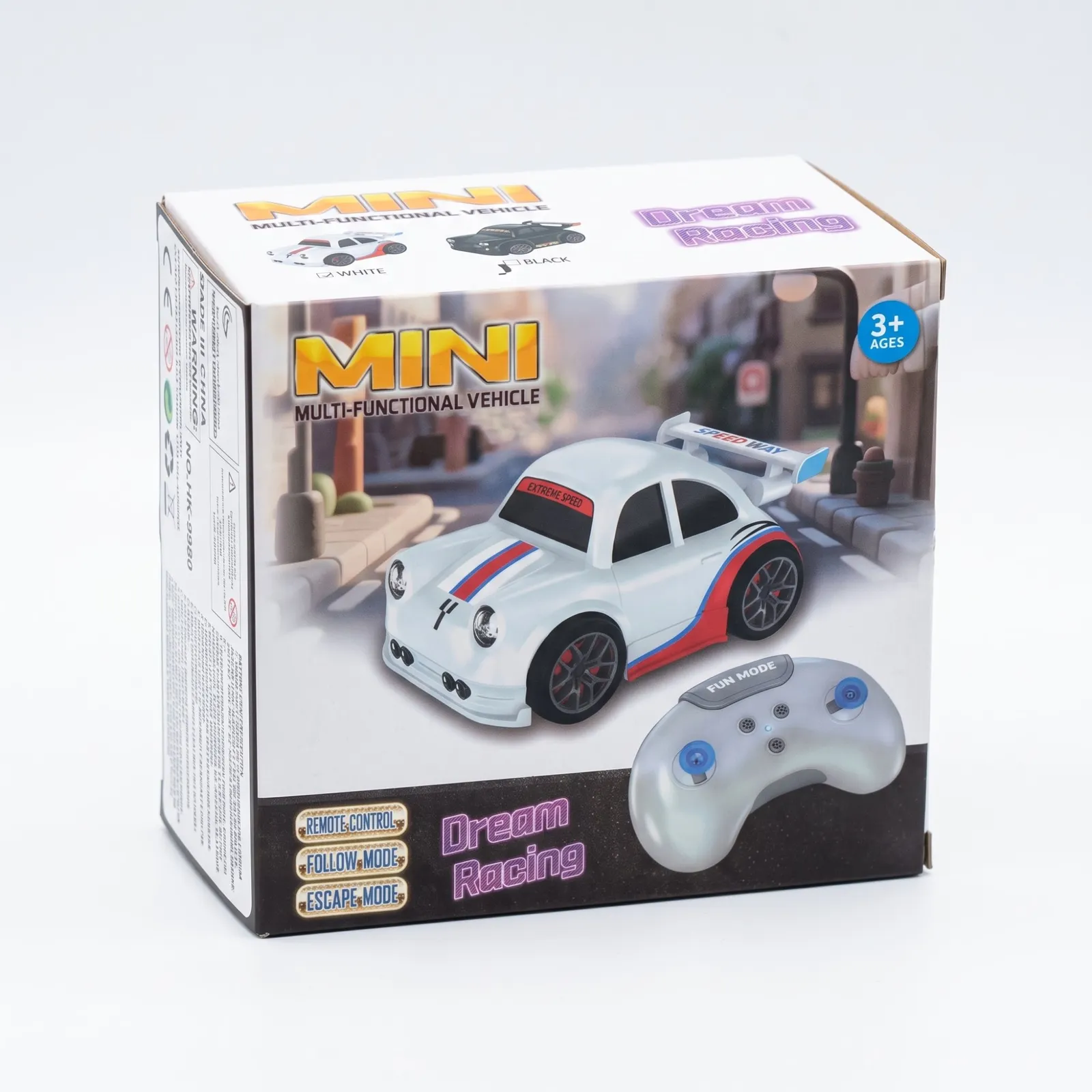 Dream Racing Mini RC Car with Follow & Escape Modes